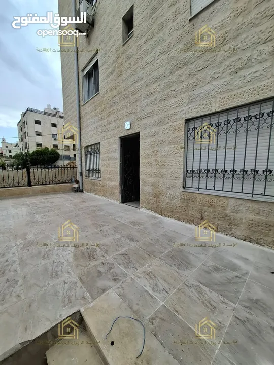 شقة مميزة أرضي مع ترس دفع شهري