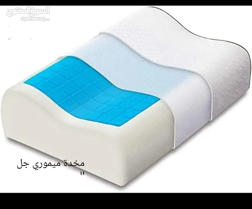 مخدة ميموري فوم جل طبية