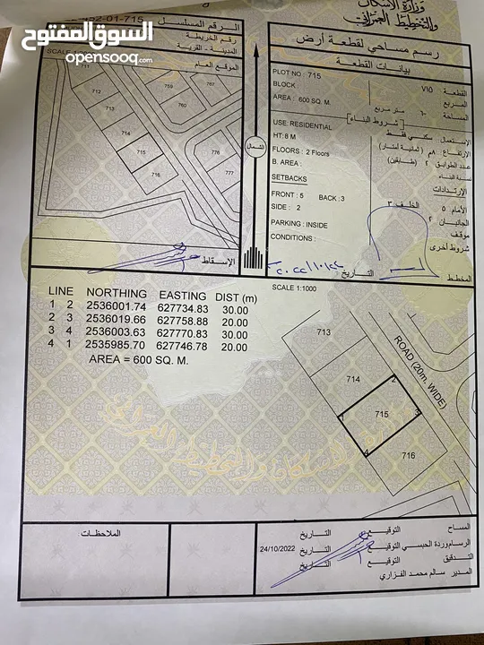 ارض للبيع في الروضة مربع 12