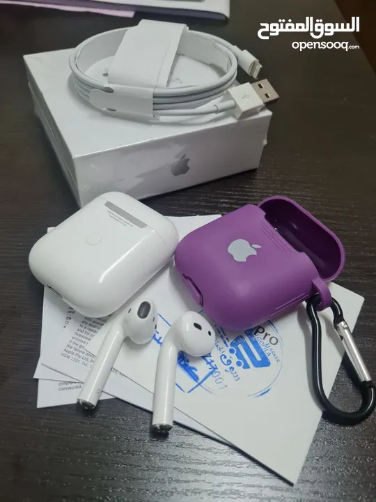 اذا مش اصليه استرجع فلوسك Airpods 2 طبق الأصل مكالمات 100٪ كفاله سنه و كفاله اسبوع تبديل