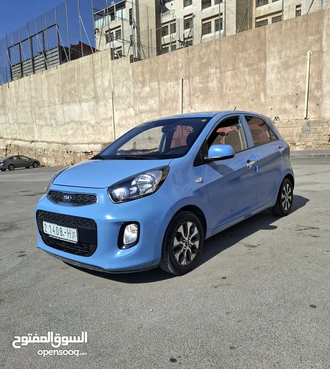 كيا بيكانتو 2017 بصمة فل عداد قليل ( 67 ) ألف كيلو فقط