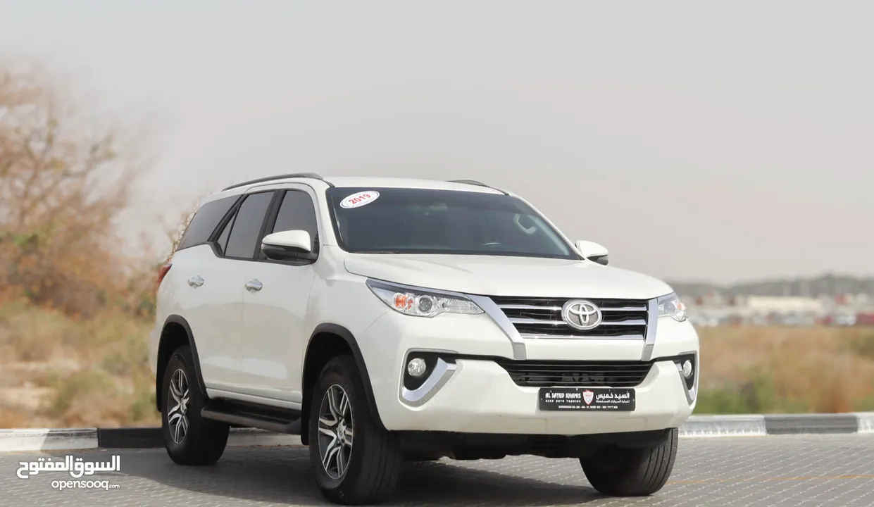 Toyota Fortuner 2019 GCC without accidents in excellent condition, 1687 P.M