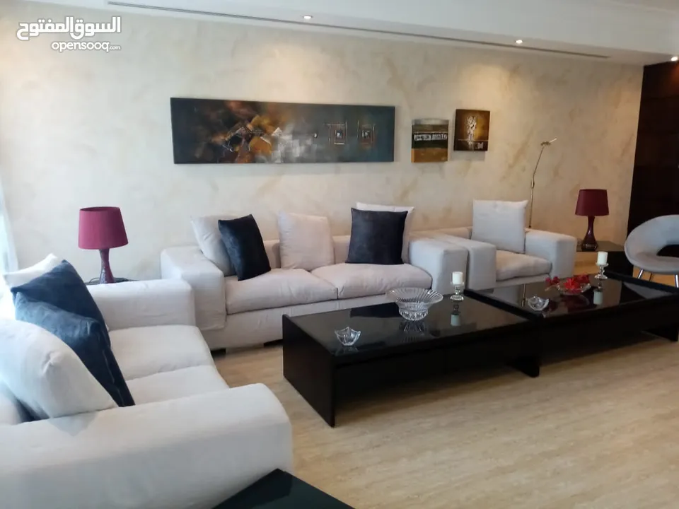 شقة مفروشة فاخرة أرقى مناطق عبدون اعلان رقم (O475)