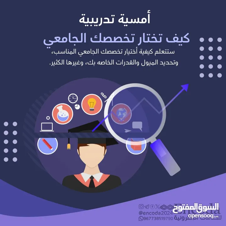 هل انت محتار في اختيار تخصصك الجامعي