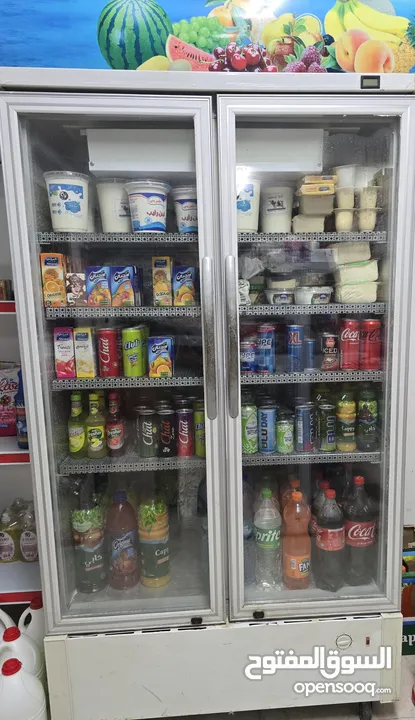 ثلاجة عرض ا سوبرماركت -بحالة ممتازة