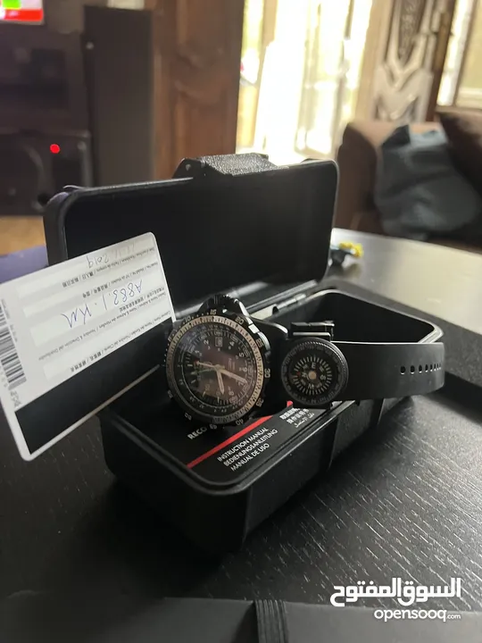 مع بوصله اصليه Luminox ساعه عسكريه حجم كبير 46 xl