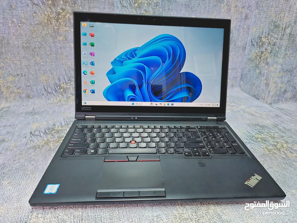 Powerful Workstation Lenovo P52 (15.6 4K Screen) 8th Gen Core i7 6,Cores CPU 32GB DDR4 Ram 512GB Nvm