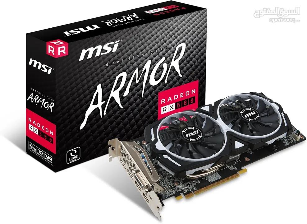 للبدل msi armor rx 580 8gb