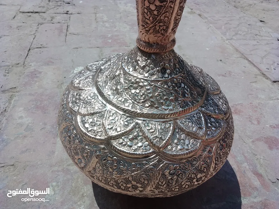 Antique Copper Kashmiri Water Storage Pot copper made Surai Original Old Hand Fine Engraved