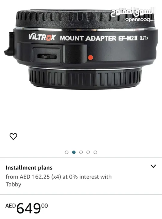 Viltrox MFT mount to EF Lens Speed Booster Adapter