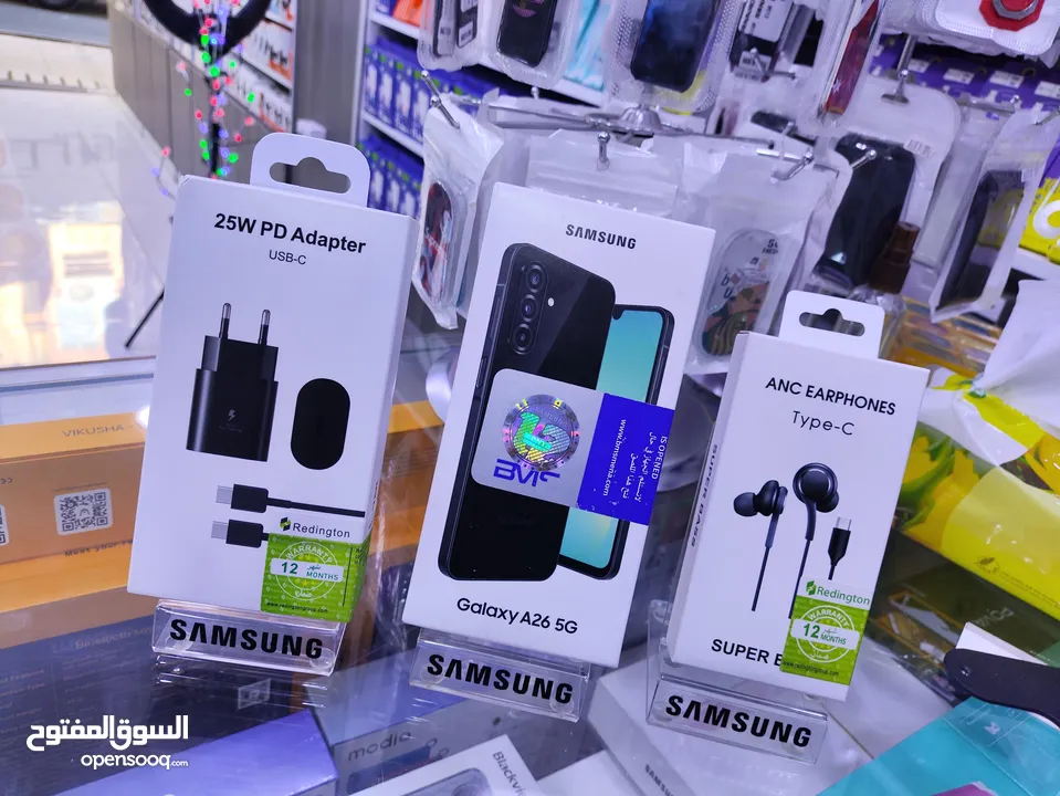 جديد وحديث Samsang A26 5G متوفر جيجا 128 وكمان 256 متوفر توصيل معه بكج هدية