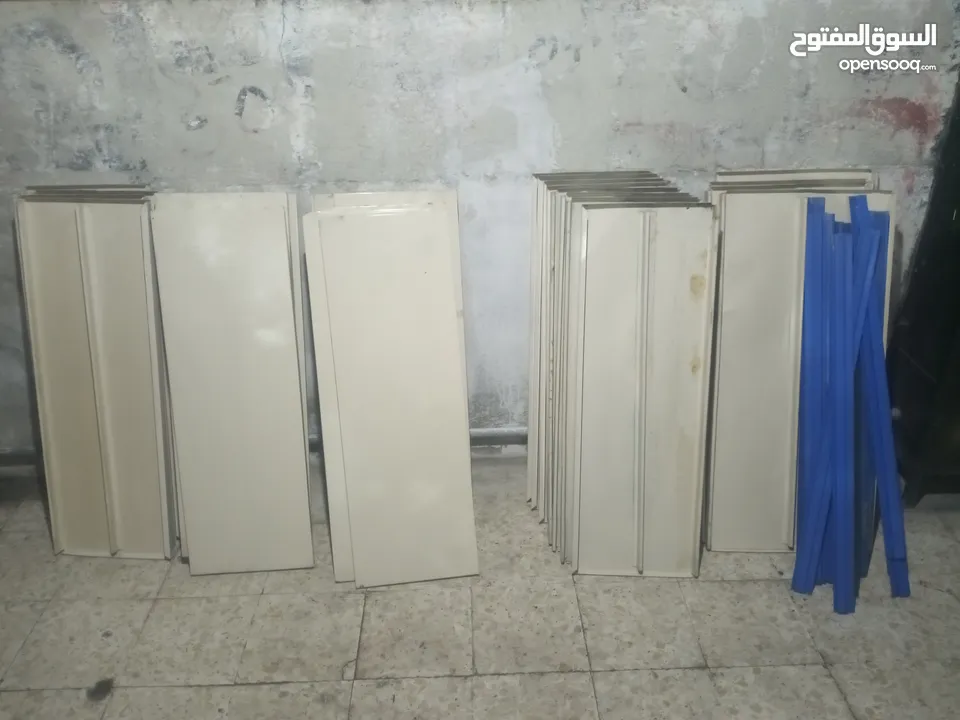 رفوف محل وساطية عابدين بحجم مترين على جهتين  ارتفاع متر ونص