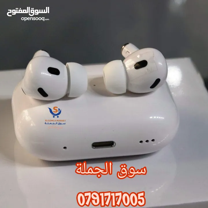Airpods pro 2 خاصية Noise cancelling صوت مكالمات 100٪ هاي كوالتي ماستر كوبي سيريال نمبر