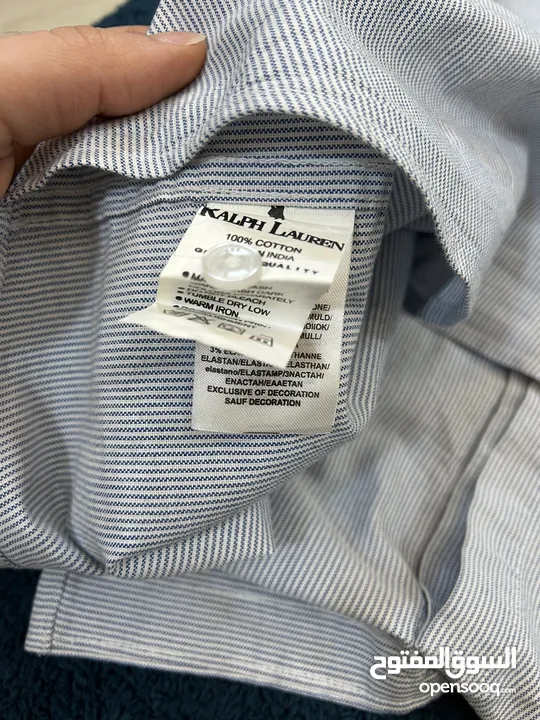 قميص Polo Ralph Lauren الاصلي  ‏size L - slim fit  Made in India