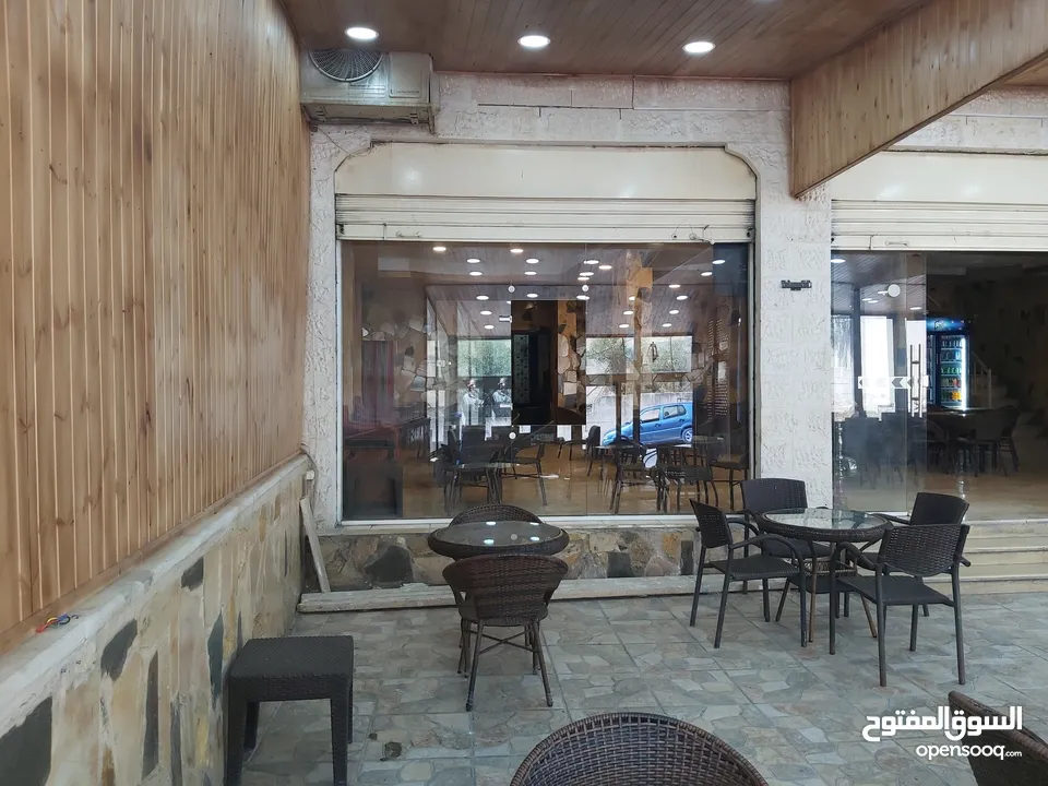 فررررررصه استثماريه لاتعوض مقهى وكوفي شوب في محافظة البلقاء مدينة السلط مساحة 500م