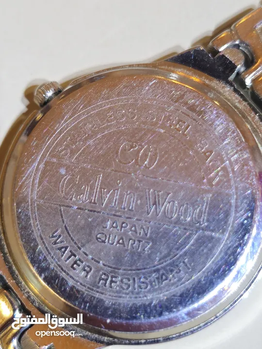 ساعة Calvin Wood Quartz  الأصلية