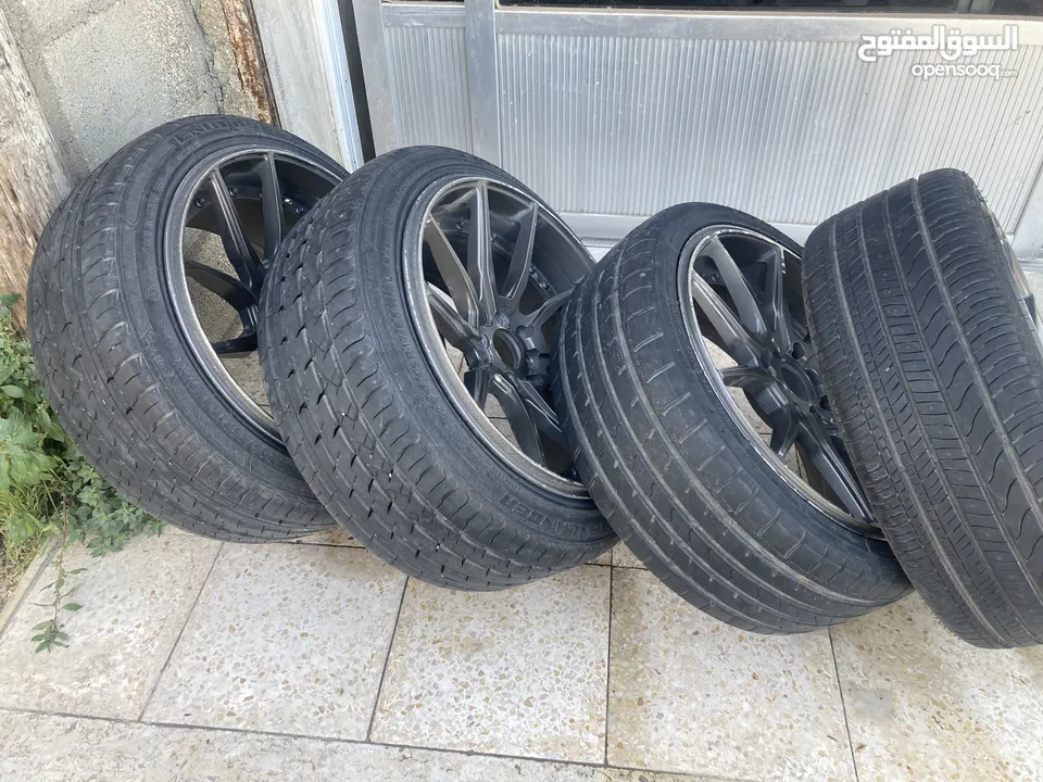 طقم جنط  فيزو مع كوشوك وكاله  للبيع