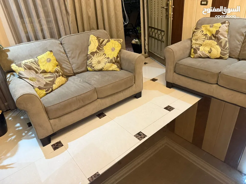 طقم كنب مستعمل اشلي