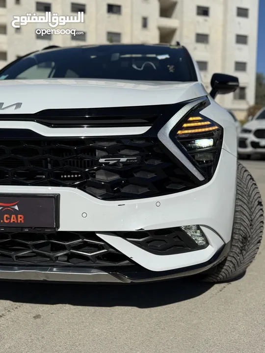 كيا سبورتاج GT Line ترخيص 2022 محرك 1600 هايبرد plug in/يقطع على الشحنه 65 كيلو متر  271 حصان