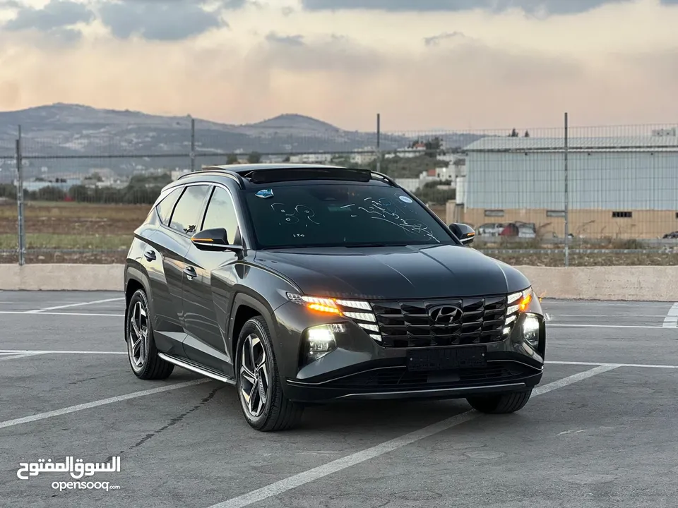 هونداي توسان/2023  HTRAC فل الفل فتحة سقف بانوراما  4x4 ///240Hp   ( Haybrid) 1600cc