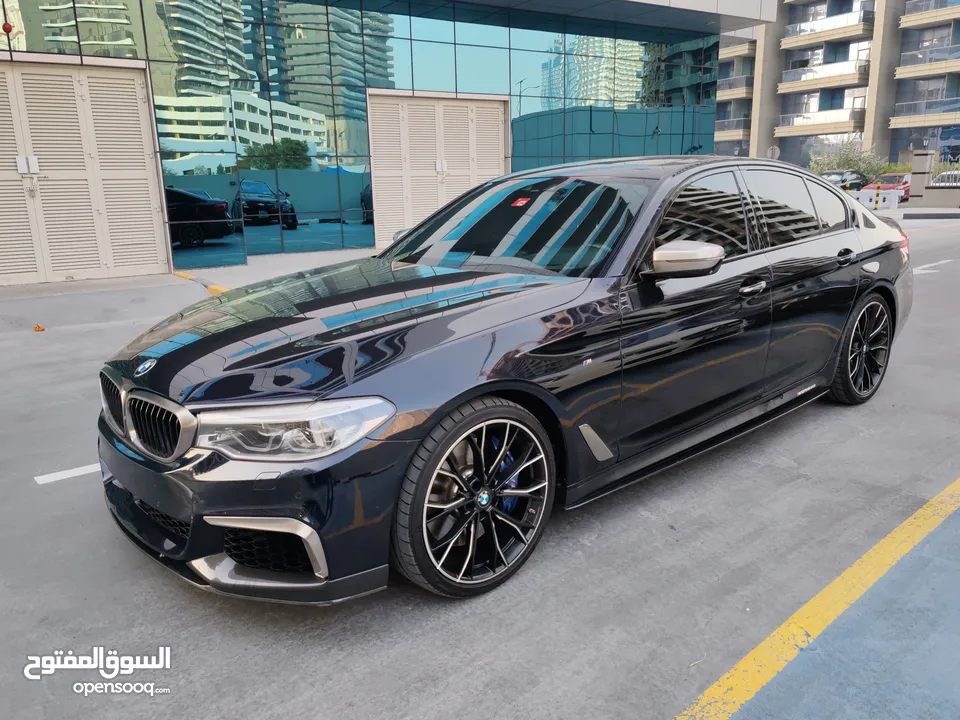 Bmw M550i Gcc 2018 For Sale - Excellent Condition with Full Service History