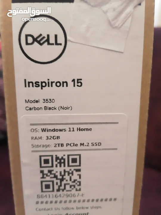 لاب توب Inspiron 15.6 Dell جديد نيو 2024 مكرشم