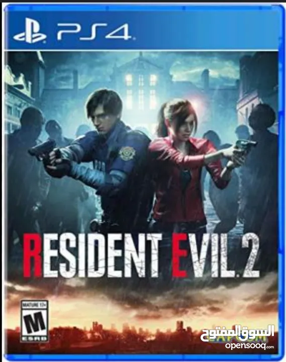 PS4 games العاب بلايستيشن 4 لعبه resident evil2 للبيع