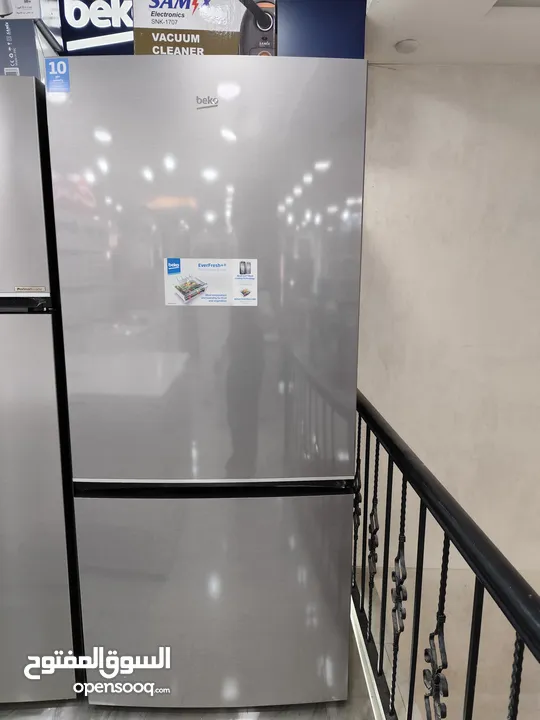 عرض نااار على ثلاجة بيكو كومبي 600 لتر صافي صناعه تركي تبريد هواء مراوح نوفرست بدون ثلج