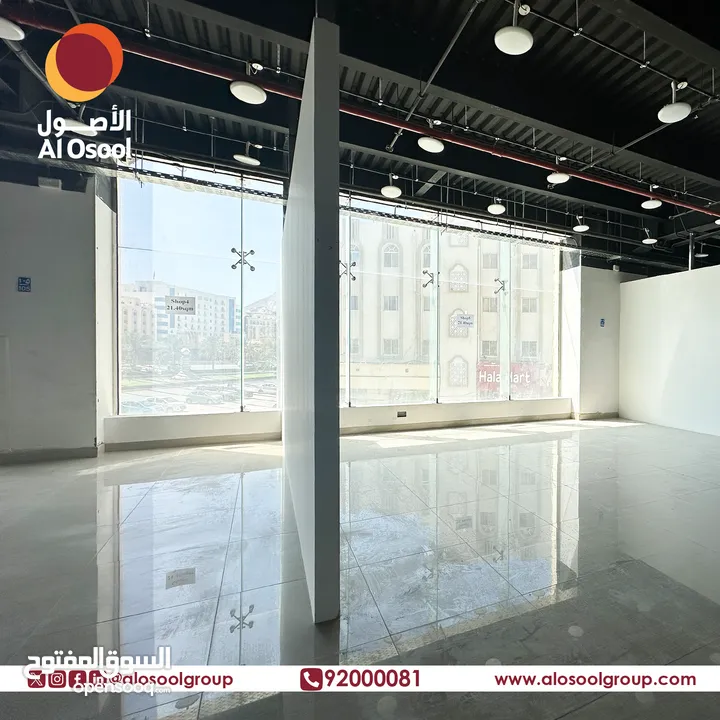 Various commercial space is available in the heart of Al Khuwair