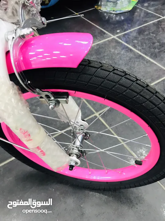 عرض خاص على الدراجة الهوائية البناتية وارد دبي ماركة auka مع كفالة لمدة سنة مقاس16 inch