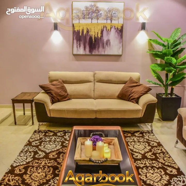 شقة من ضمن فيلا مفروشة للايجار في الطيرة