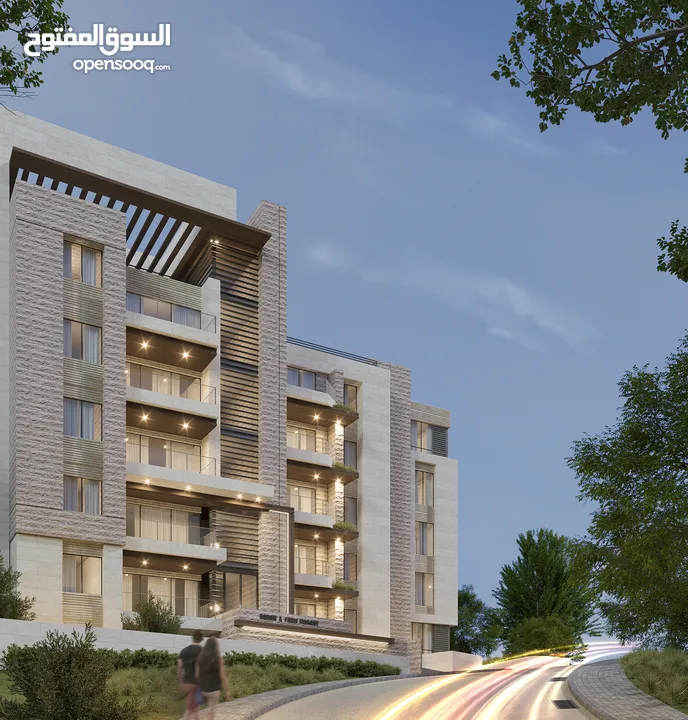 شقه للبيع في عمارة اليجنت في عين منجد بالقرب من بلدية رام الله و مطعم تغميسة , عمارة مكونة من 12 شقة