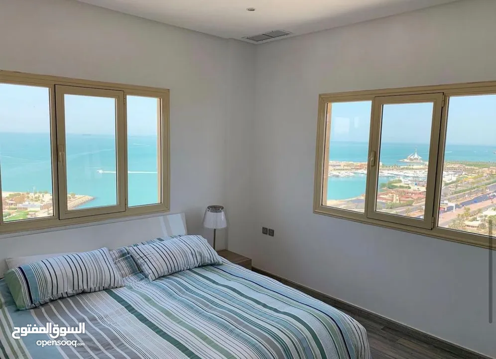 شقة فى Byblos complex السالمية قطعة9 floor3)Sea view