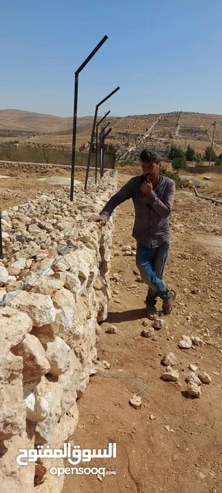 حيدر استصلاح اراضي بناء سناسل بناء سلاسل تشييك مزارع تكحيل حجر تجريف اراضي بناء شاليهات وبيوت ريفيه