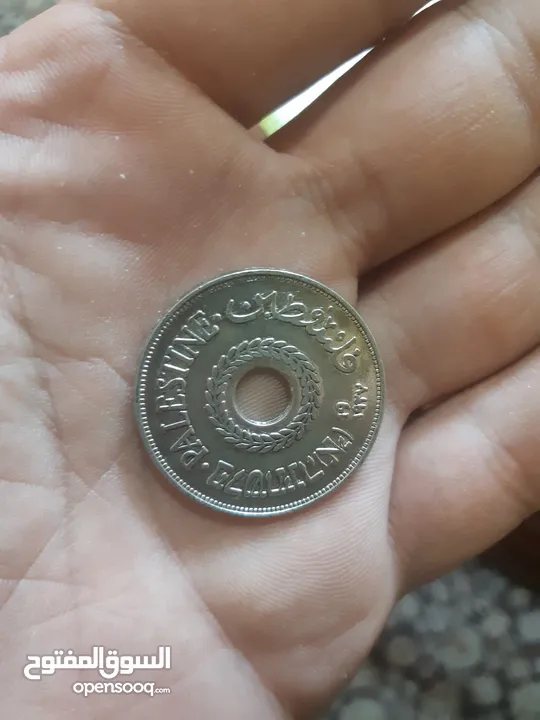 عمله من النحاس والنيكل فلسطينيه نادرة 1927