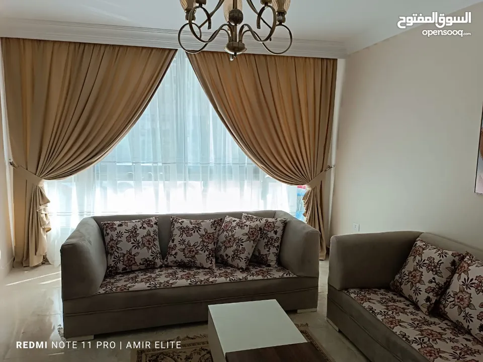 شقه مفروشه ومكيفه للإيجار فى كمبوند وان قطاميهFurnished apartment  in compoundone katameya for rent