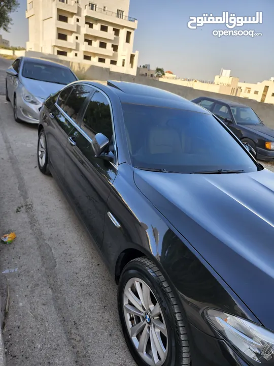 BMW 520 موديل2014 فحص كامل فل كامل   ممشى قليل بحالة الوكالة