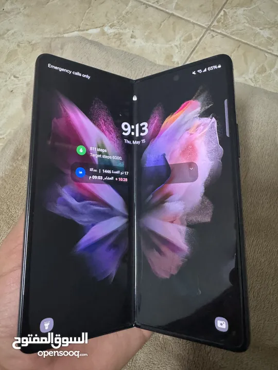 تلفون Galaxy Z Fold3 5G للبيع بحالة ممتازة