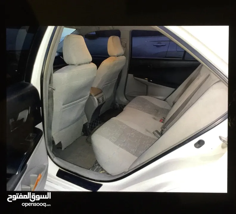 Toyota Camry SE 2014 GCC White color