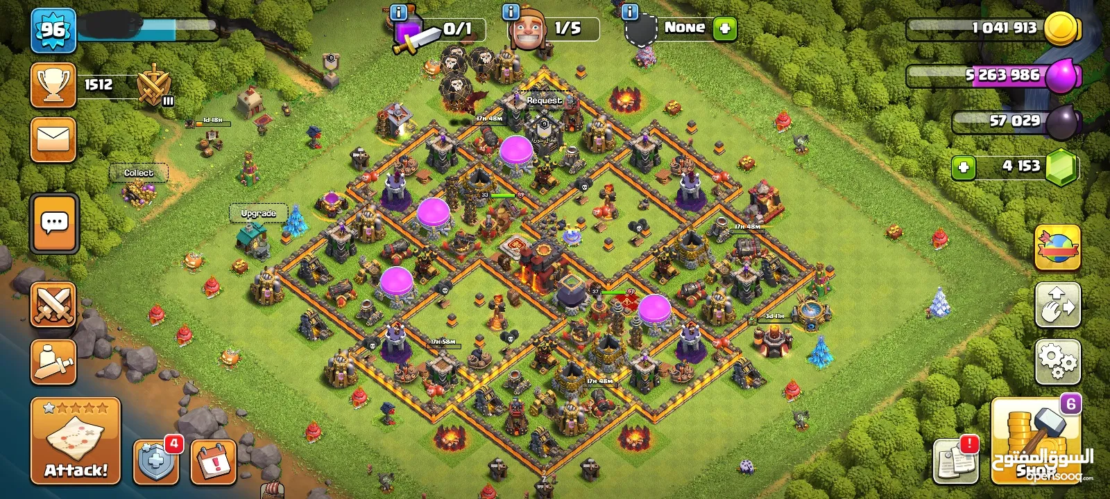 clash of clans and clash royale accounts