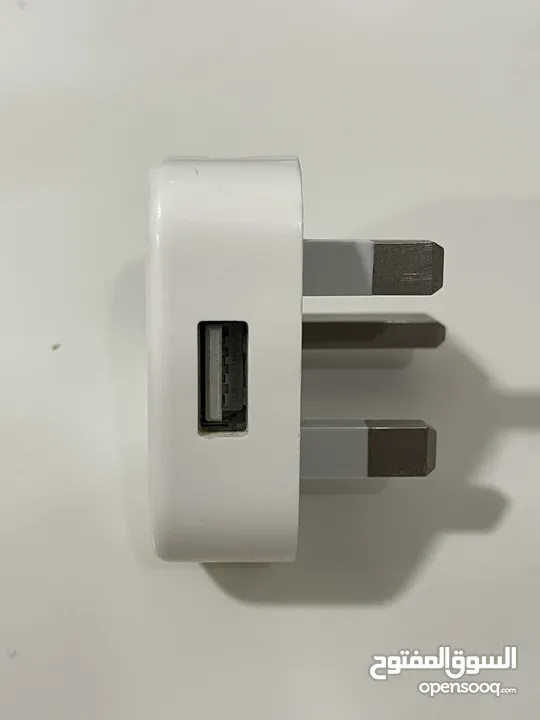 رأس شاحن اصلي استعمال خفيف apple usb power adaptor original