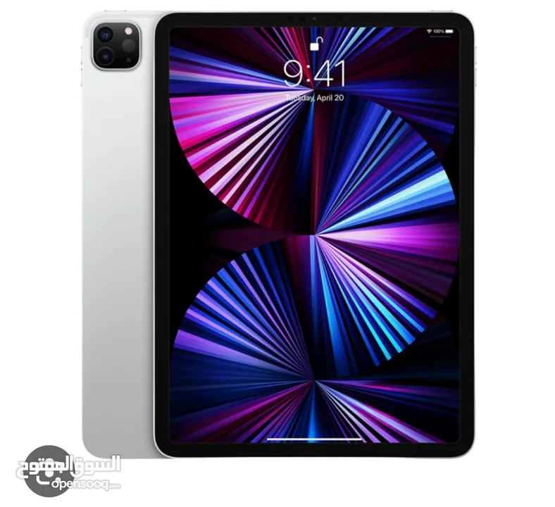 Ipad pro 11 inch 128 GB  بحالة الجديد البطارية قرابة 95%