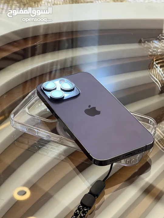 iPhone 14 pro Purple colour battery 89  128Gg شرق اوسط بحال الوكاله