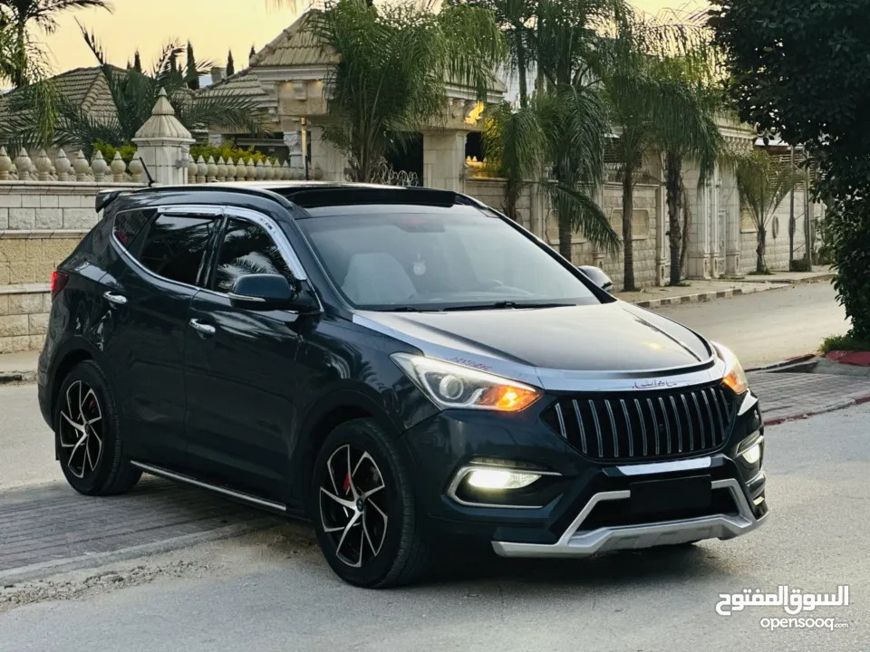 هونداي سنتافي 2016 فل الفل مسكرر ركززز الجب بووية شركةة بالكامل مطور جير بنايلون والسعر حرق لحق حالك