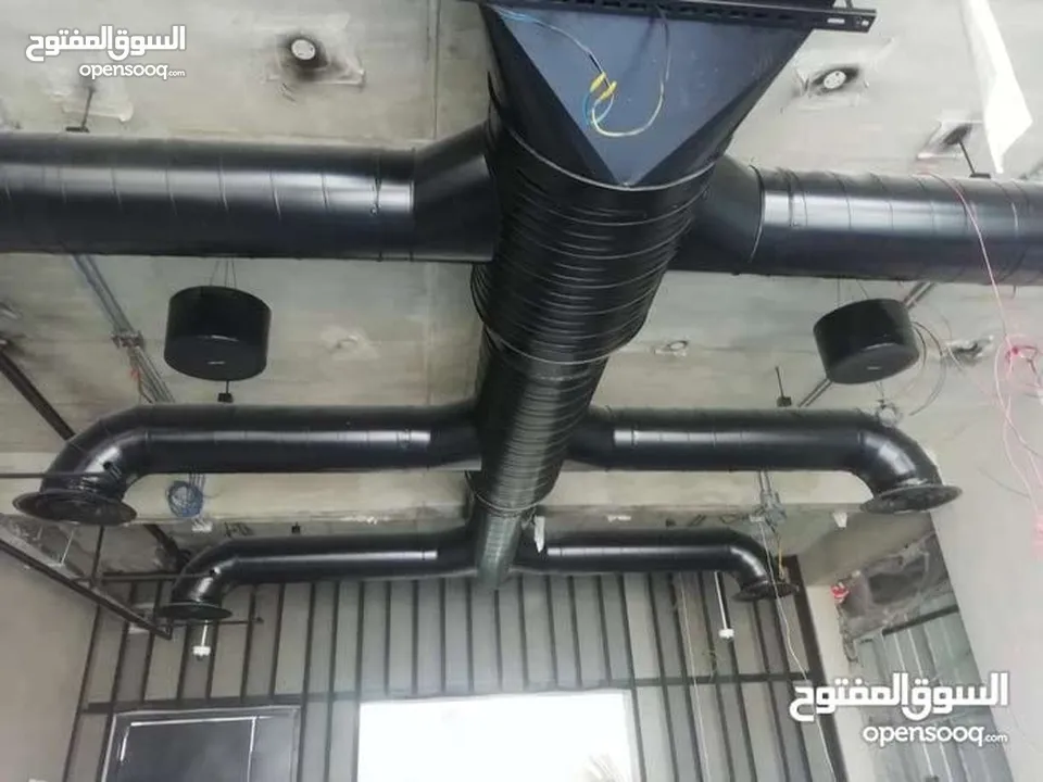 جميع أعمال التكييف المركزي والدكت