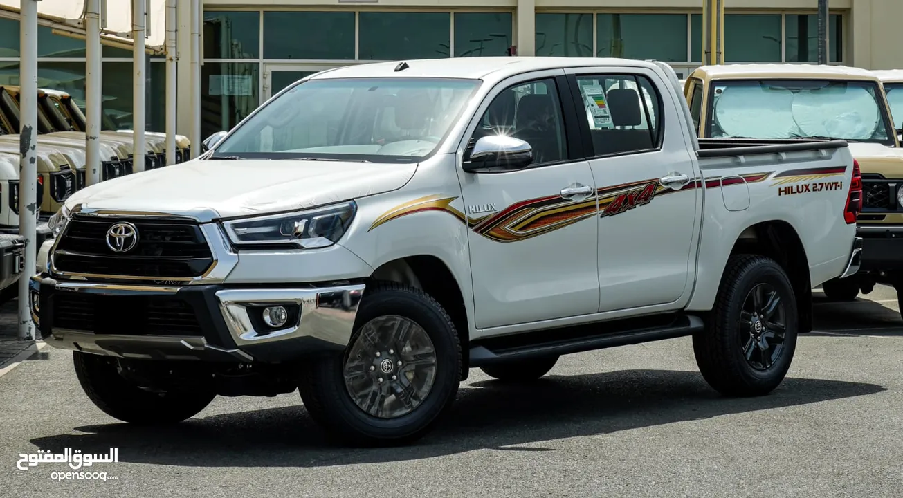 TOYOTA HILUX GLX FULL OPTION 2024 GCC ZERO KMتقبل التصدير للسعودية و العراق و جميع الدول