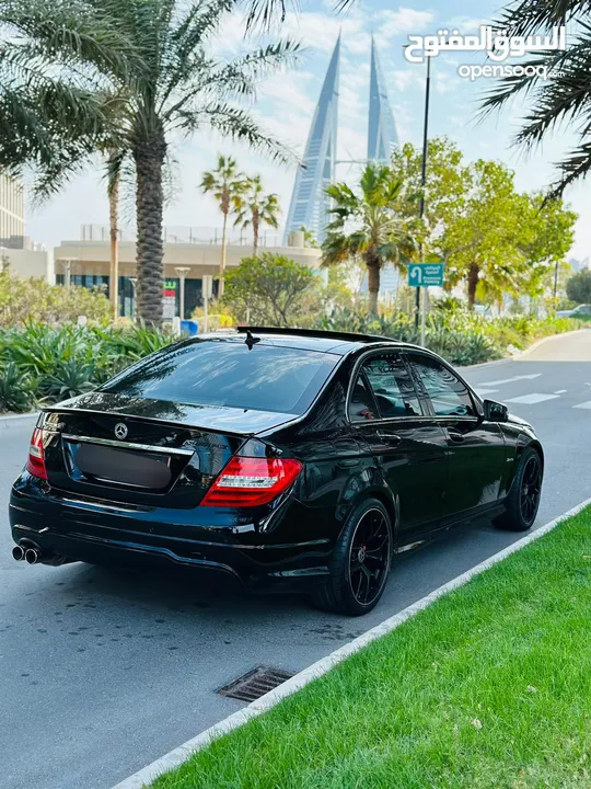 Mercedes Benz C200 AMG Sports Limited Black Edition  Year-2013.Full option model with Dual Sunroof