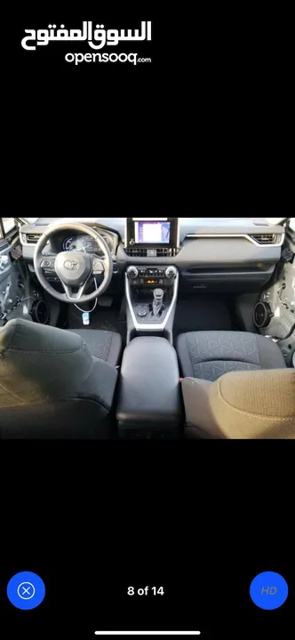 Rav4 2024 hybrid ماشية 3800 ميل