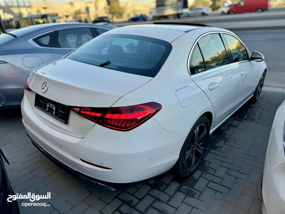 مرسيدس C180 ميلد هايبرد 2023 فحص كامل جمرك جديد وارد المانيا كاملة الأضافات كاش او اقساط