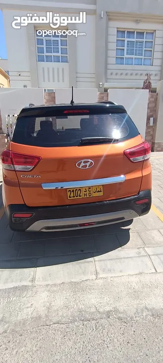 Hyundia Creta Dual Colour(Orange Black) Top End Model,2019